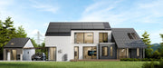 Scena przedstawiająca instalację Zendure SolarFlow 2400 AC+ w domu jednorodzinnym.