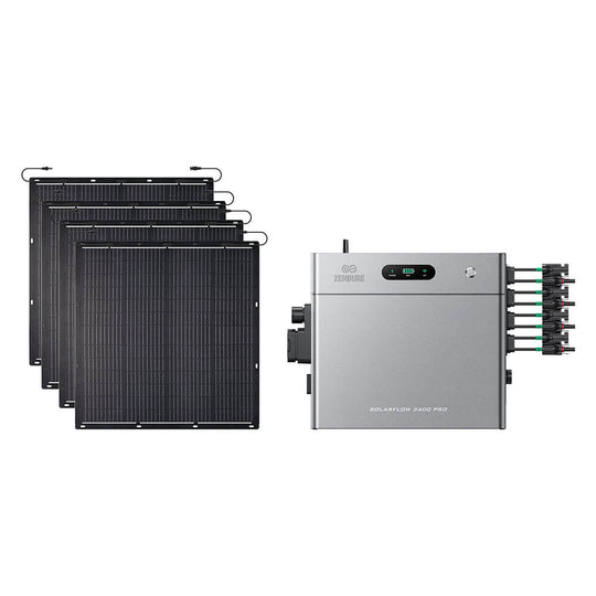 SolarFlow 2400 Pro avec quatre panneaux 230W