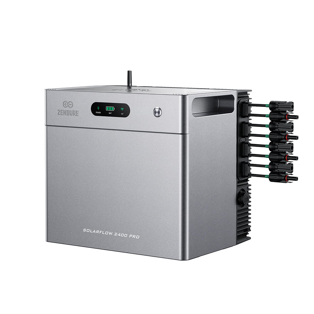 Vue lat¡§|rale du SolarFlow 2400 Pro