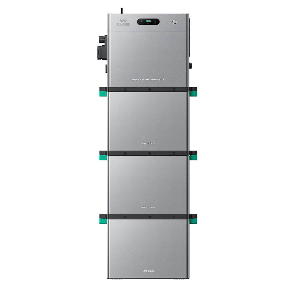 SolarFlow 2400 AC+ avec trois batteries additionnelles
