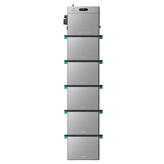 SolarFlow 2400 AC+ avec cinq batteries additionnelles