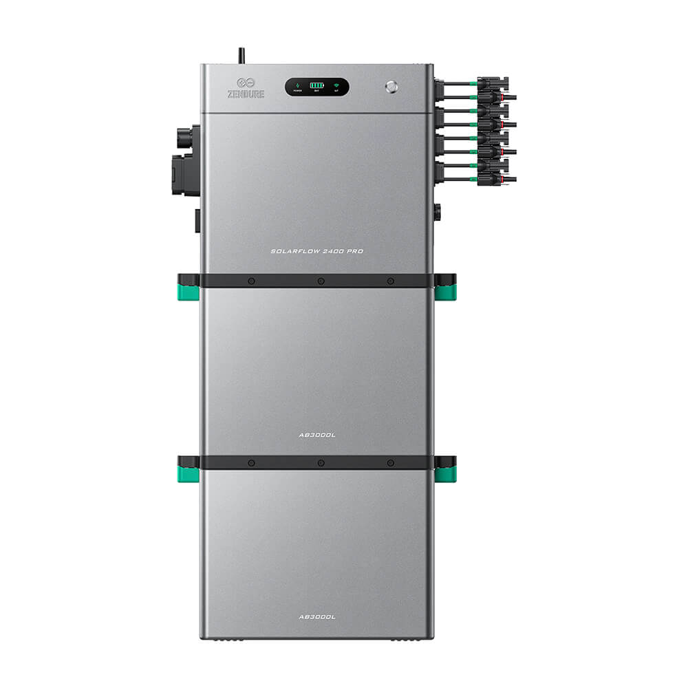 SolarFlow 2400 Pro avec deux batteries additionnelles