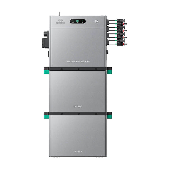 SolarFlow 2400 Pro avec deux batteries additionnelles