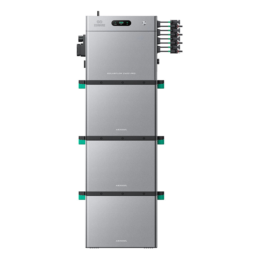 SolarFlow 2400 Pro avec trois batteries additionnelles
