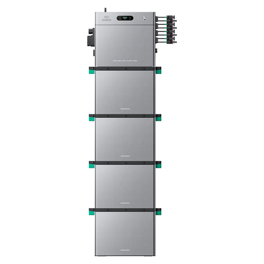 SolarFlow 2400 Pro avec quatre batteries additionnelles